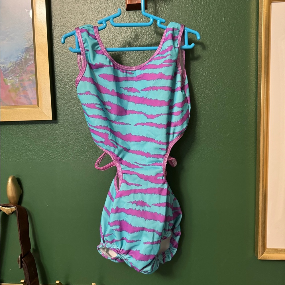 Zebra dance leotard